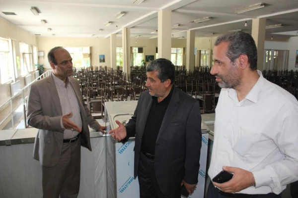 بازدید میدانی آقای خجسته نماینده محترم مردم شریف همدان، فامنین و قهاوند در مجلس شورای اسلامی از پردیس شهید مقصودی همدان