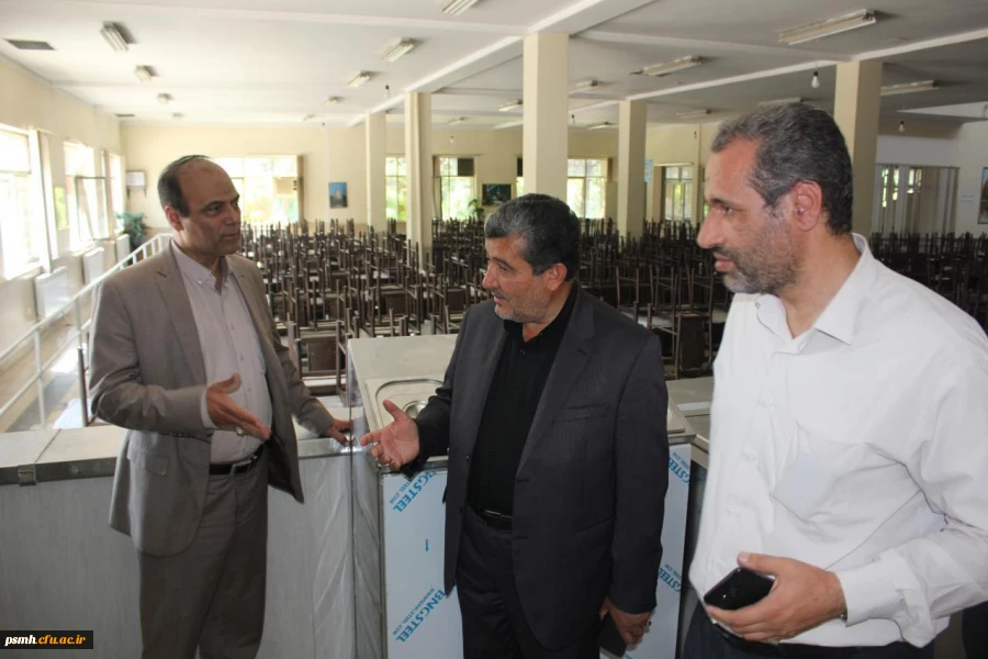 بازدید میدانی آقای خجسته نماینده محترم مردم شریف همدان، فامنین و قهاوند در مجلس شورای اسلامی از پردیس شهید مقصودی همدان