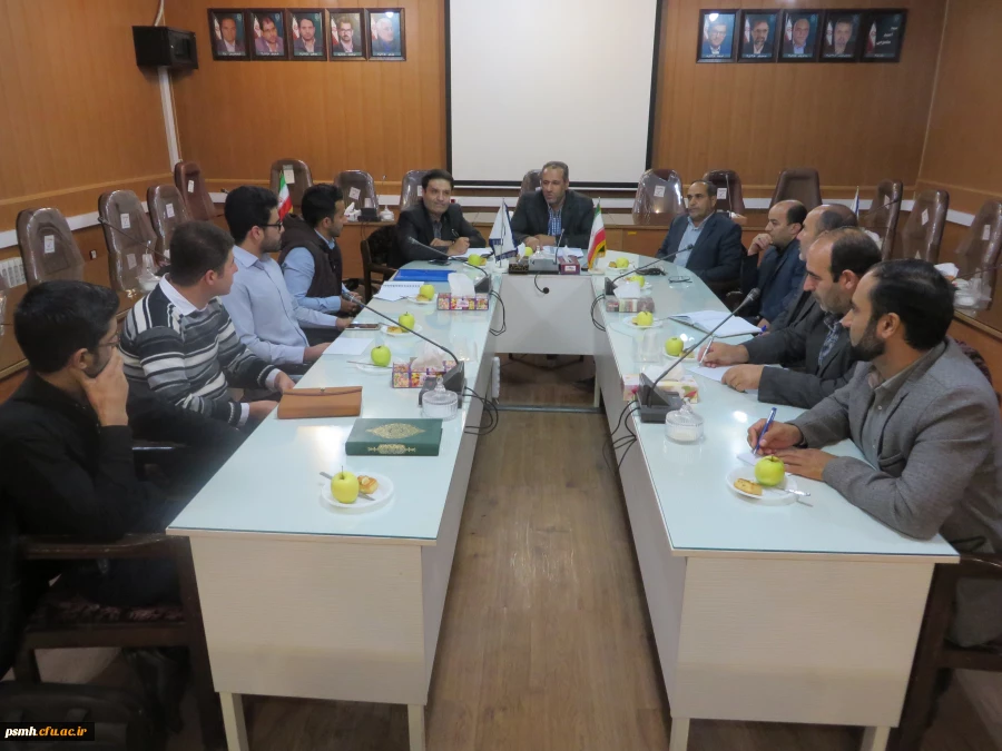 جلسه شورای اسکان پردیس شهید مقصودی همدان