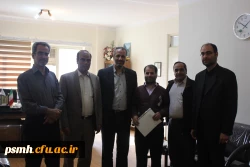 تقدیر از زحمات همکار روشندل عزیز