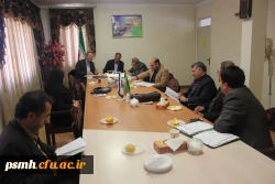 جلسه شورای آموزشی دانشگاه فرهنگیان همدان سالن جلسات ساختمان مدیریت استان