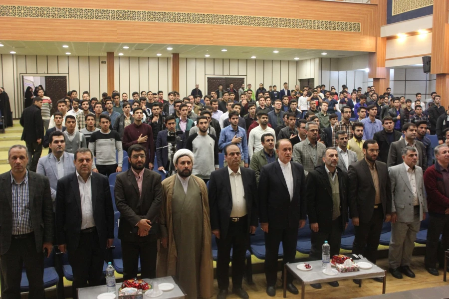 دکتر حاجی بابایی در جمع اعضای هیات علمی، کارکنان و دانشجویان دانشگاه فرهنگیان همدان