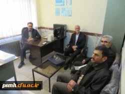 افتتاح دفتر جدید بسیج اساتید دانشگاه فرهنگیان همدان با حضور آقای دکتر طاهری، جناب سرهنگ رجبی، آقای سیاوشی و دکتر قربانی مسئول بسیج اساتید دانشگاه