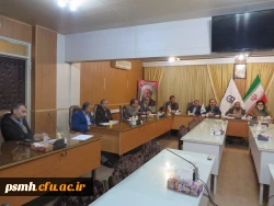 جلسه هم اندیشی اعضای هیات علمی دانشگاه فرهنگیان همدان با موضوع وحدت حوزه و دانشگاه