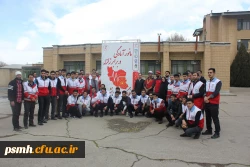 مانور آمادگی در برابر زلزله در دانشگاه فرهنگیان همدان برگزار شد