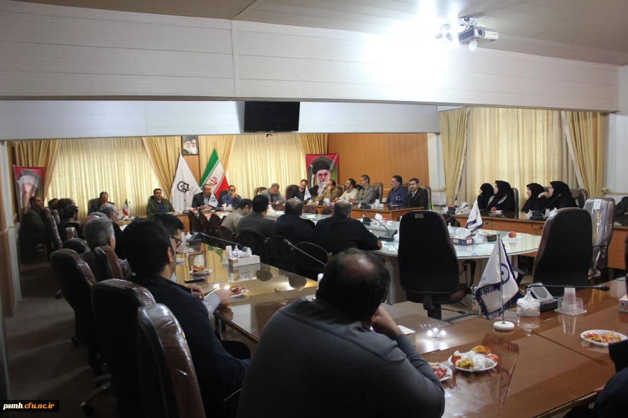 جلسه ی شورای اداری پردیس شهید مقصودی همدان