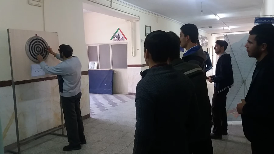 نتایج مسابقات ورزشی دارت ،شطرنج  ویژه ی دانشجویان و شوت  هدفمند با مانع