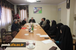 جلسه بررسی و تبادل نظر در خصوص برنامه غذایی دانشجویان دانشگاه فرهنگیان همدان