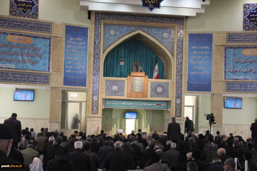 دکتر علیرضا علی صوفی در سخنرانی پیش از خطبه های نماز جمعه همدان:
دانشگاه فرهنگیان در فرازهای مختلف مورد تاکید رهبر معظم انقلاب است