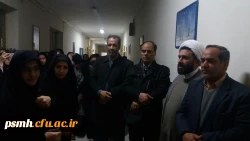 با هدف بررسی و رفع موانع سراهای دانشجویی انجام شد:
حضور صمیمی سرپرست، معاونین، مسئول دفتر نهاد رهبری و جمعی از همکاران دانشگاه فرهنگیان همدان در سراهای دانشجویی پردیس های استان