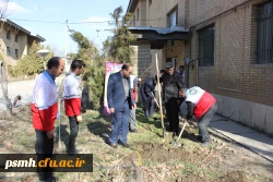 به مناسبت فرا رسیدن روز درختکاری انجام شد: غرس چندین نهال به همت کانون هلال احمر پردیس شهید مقصودی همدان