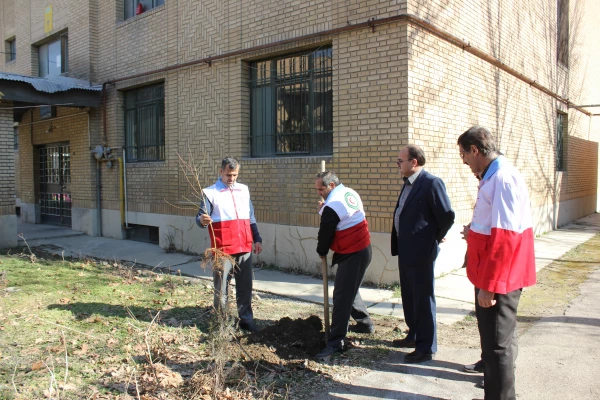 به مناسبت فرا رسیدن روز درختکاری انجام شد: غرس چندین نهال به همت کانون هلال احمر پردیس شهید مقصودی همدان