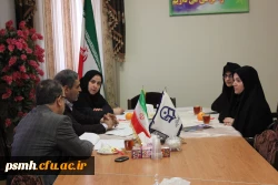 جلسه هماهنگی و برنامه ریزی جهت برگزاری سومین جشنواره یادگیری الکترونیکی در سال 1398 (دانشگاه فرهنگیان استان همدان)