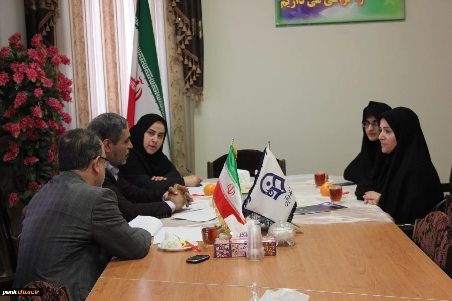 جلسه هماهنگی و برنامه ریزی جهت برگزاری سومین جشنواره یادگیری الکترونیکی در سال 1398 (دانشگاه فرهنگیان استان همدان)