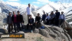 صعود دانشجو معلمان به ارتفاعات الوند و زیارت قبور شهدای گمنام دشت میشان به مناسبت گرامیداشت هفته سراهای دانشجویی