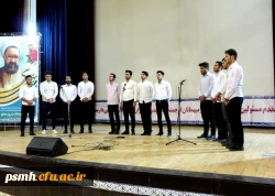 تمرین گروه سرود پردیس شهید مقصودی همدان جهت کسب آمادگی برای حضور در مرحله کشوری جشنواره فرهنگی