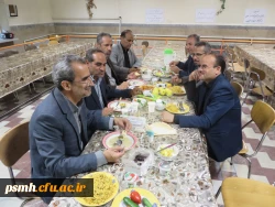 حضور سرپرست مدیریت استان و صرف افطاری ساده در کنار دانشجو معلمان پردیس شهید باهنر همدان