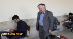 بازدید مدیرکل خدمات آموزشی سازمان مرکزی از نحوه برگزاری امتحانات در پردیس های دانشگاه فرهنگیان همدان
