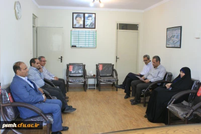 بازدید خانم دکترعلی نژاد معاون دانشجویی دانشگاه فرهنگیان از پردیس های استان همدان