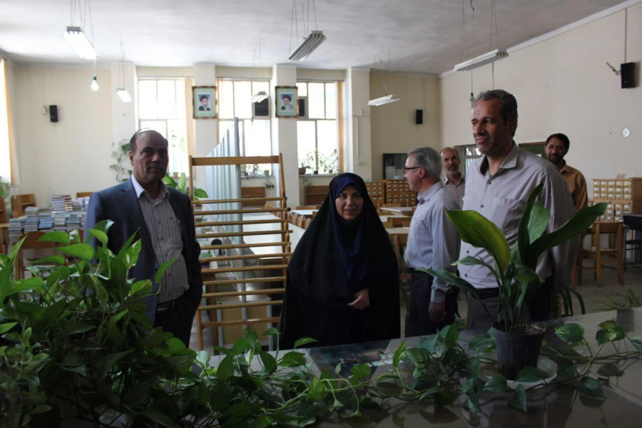 بازدید خانم دکترعلی نژاد معاون دانشجویی دانشگاه فرهنگیان از پردیس های استان همدان