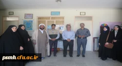 بازدید مسئول دفتر نهاد نمایندگی مقام معظم رهبری دانشگاه فرهنگیان همدان از اردوی جهادی دانشجویان بسیجی