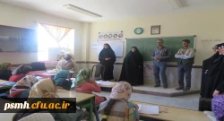 بازدید مسئول دفتر نهاد نمایندگی مقام معظم رهبری دانشگاه فرهنگیان همدان از اردوی جهادی دانشجویان بسیجی