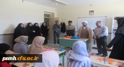 بازدید مسئول دفتر نهاد نمایندگی مقام معظم رهبری دانشگاه فرهنگیان همدان از اردوی جهادی دانشجویان بسیجی