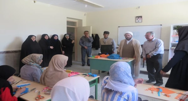 بازدید مسئول دفتر نهاد نمایندگی مقام معظم رهبری دانشگاه فرهنگیان همدان از اردوی جهادی دانشجویان بسیجی