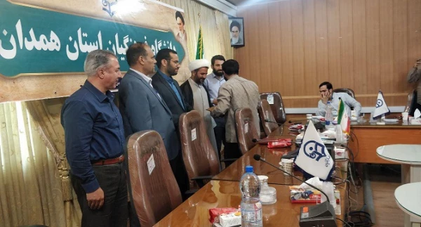 مراسم تکریم و معارفه مسئول حوزه شهید مطهری بسیج دانشجویی دانشگاه های استان همدان به میزبانی پردیس شهید مقصودی برگزار شد