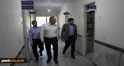 با حضور دکتر حسینی رئیس اداره عمران سازمان مرکزی انجام شد:
بازدید از ابنیه و فضاهای پردیس شهید مقصودی همدان
