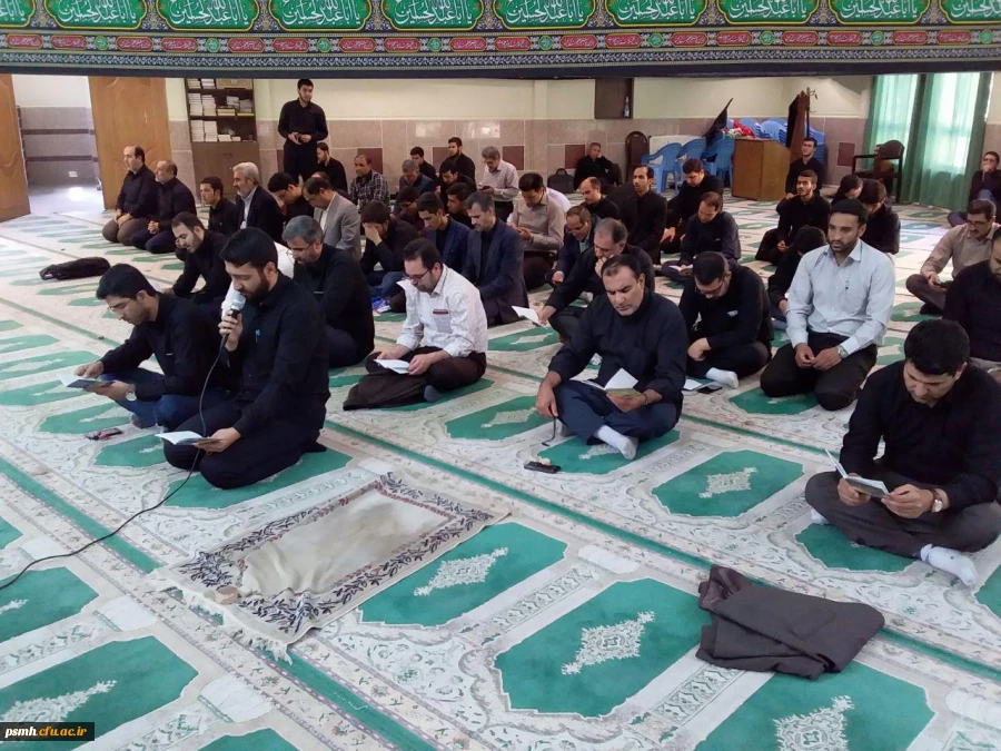 برپایی مراسم سوگواری و قرائت زیارت عاشورا