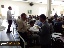 به ابتکار واحد فرهنگی و بهداشت تغذیه پردیس شهید مقصودی همدان صورت گرفت