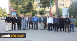 بدرقه ی کاروان زیارتی دانشجو معلمان پردیس شهید مقصودی همدان با فریاد لبیک یا حسین (ع) 2