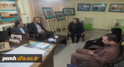 بازدید دکتر علی نجفی سرپرست مدیریت امور پردیس های استان از موزه ی اسناد و گنجینه ی آموزش و پرورش 2