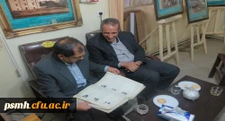 بازدید دکتر علی نجفی سرپرست مدیریت امور پردیس های استان از موزه ی اسناد و گنجینه ی آموزش و پرورش 6