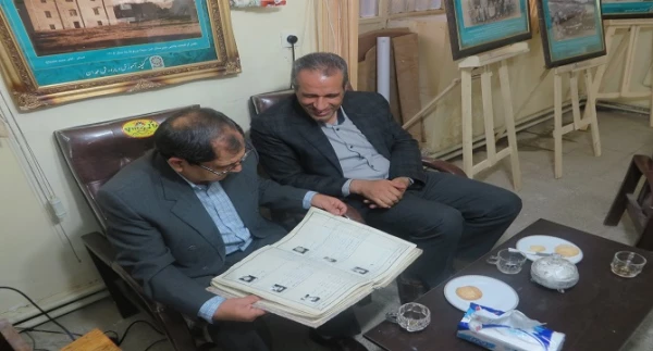 بازدید دکتر علی نجفی سرپرست مدیریت امور پردیس های استان از موزه ی اسناد و گنجینه ی آموزش و پرورش 6