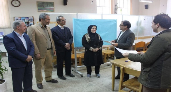 برنامه سخنی با کتاب در حضور مسئولین، اعضای هیات علمی و دانشجو معلمان 16