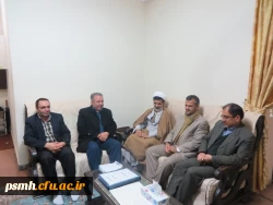 بازدید رئیس تبلیغات اسلامی شهرستان همدان از سراهای دانشجویی پردیس شهید مقصودی همدان 2