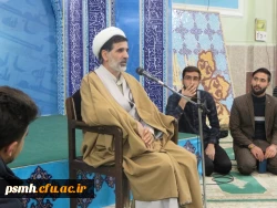 بازدید رئیس تبلیغات اسلامی شهرستان همدان از سراهای دانشجویی پردیس شهید مقصودی همدان 4