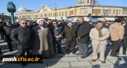 حضور سرپرست، معاونین، مسئول نهاد رهبری و کارکنان دانشگاه فرهنگیان همدان در برنامه گرامیداشت یوم الله نه دی
 2