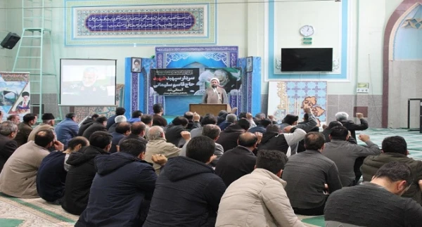 فریاد مرگ بر آمریکای اعضای هیات علمی، کارکنان و دانشجویان دانشگاه فرهنگیان استان همدان 2