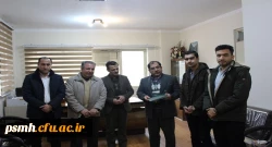 اهدا لوح سپاس و قدردانی از مدیریت پردیس های دانشگاه فرهنگیان استان همدان بابت ایجاد نگارخانه فرهنگ 3