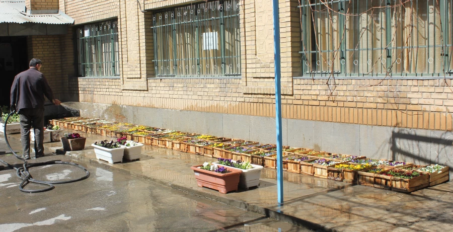 خانه تکانی در پردیس شهید مقصودی همدان برای استقبال از سال جدید 8