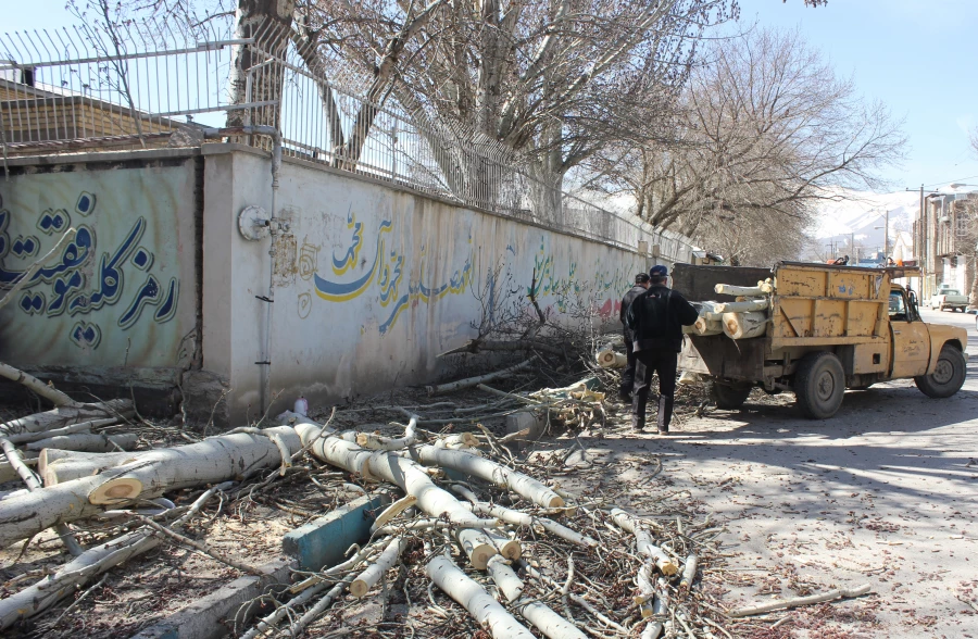 خانه تکانی در پردیس شهید مقصودی همدان برای استقبال از سال جدید 9